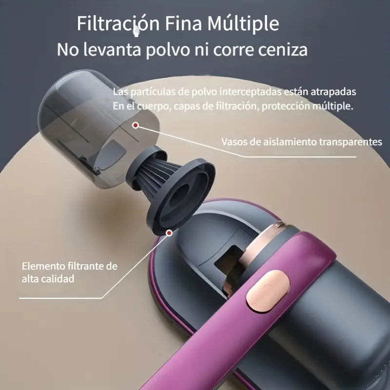 Aspiradora para Colchón, cojines frazadas, peluches. inalámbrico UV y antiacaros